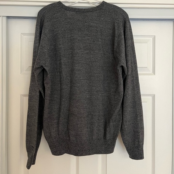Turtleson V-Neck Sweater in Heather Gray - Picture 3 of 4